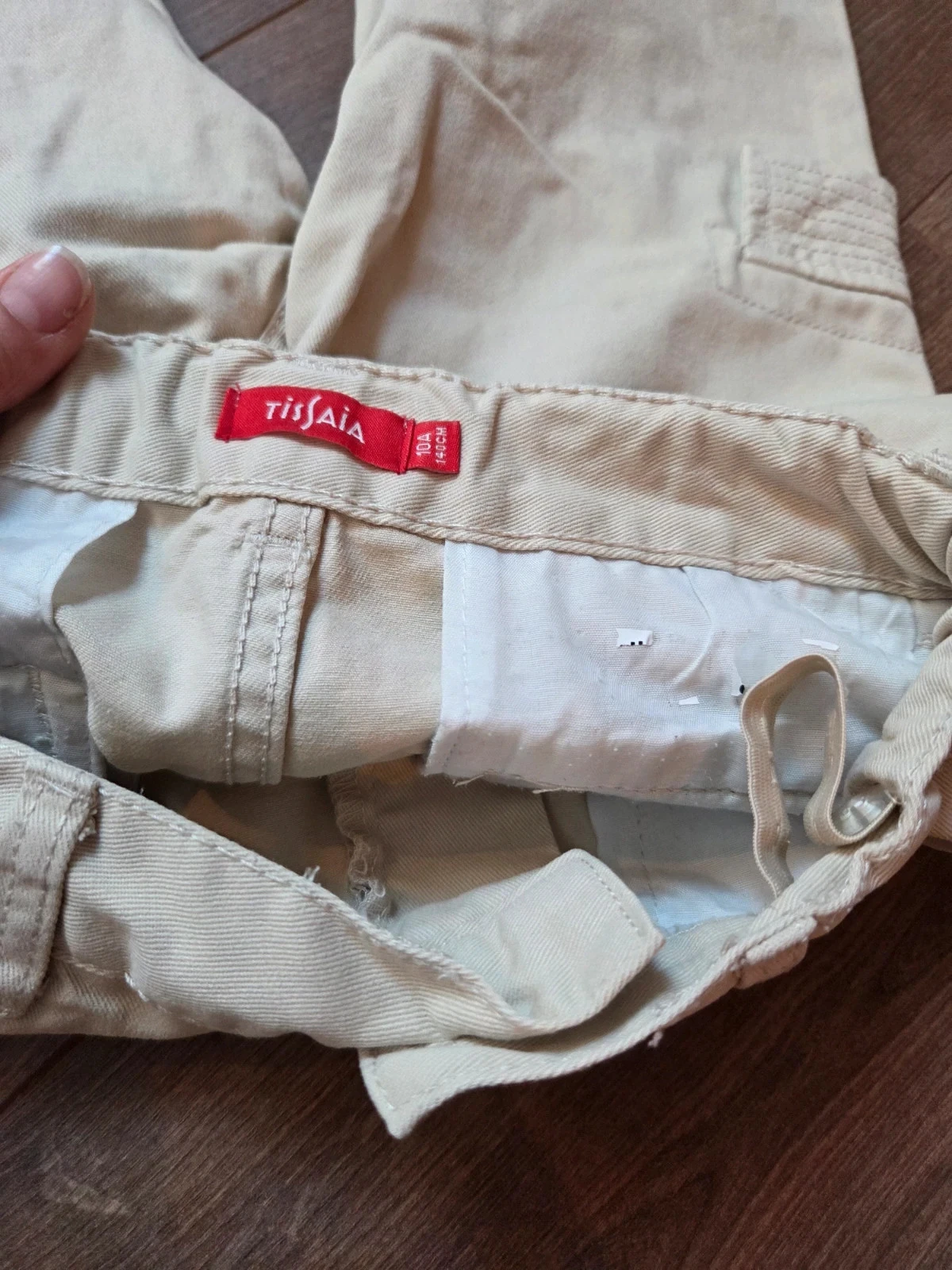 Beige Bermuda & T-shirt OnePiece 10 jaar – photo 4